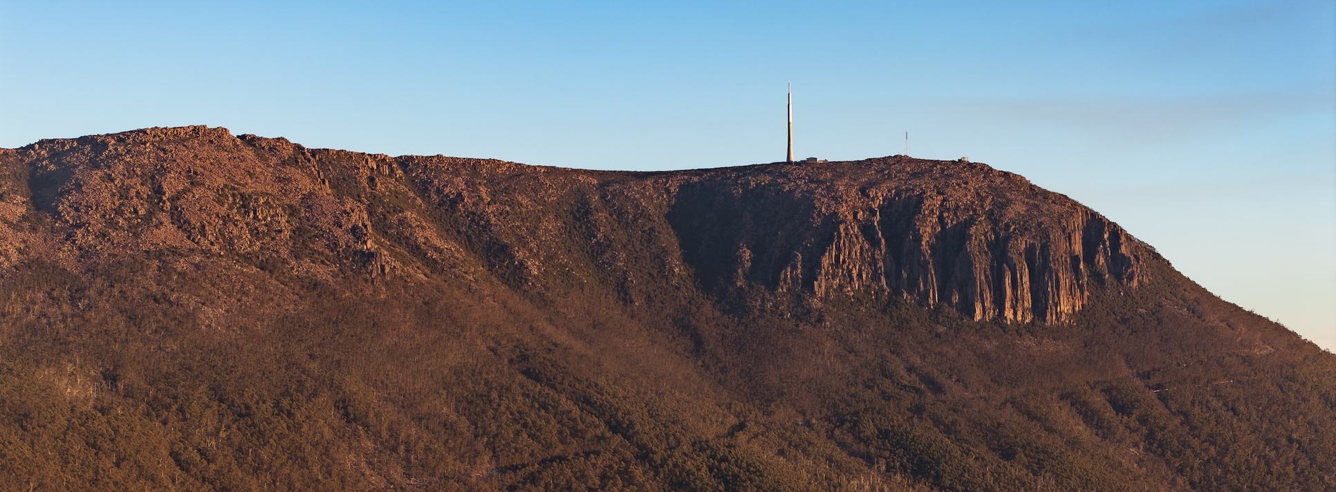 View of kunanyi Mt Wellington